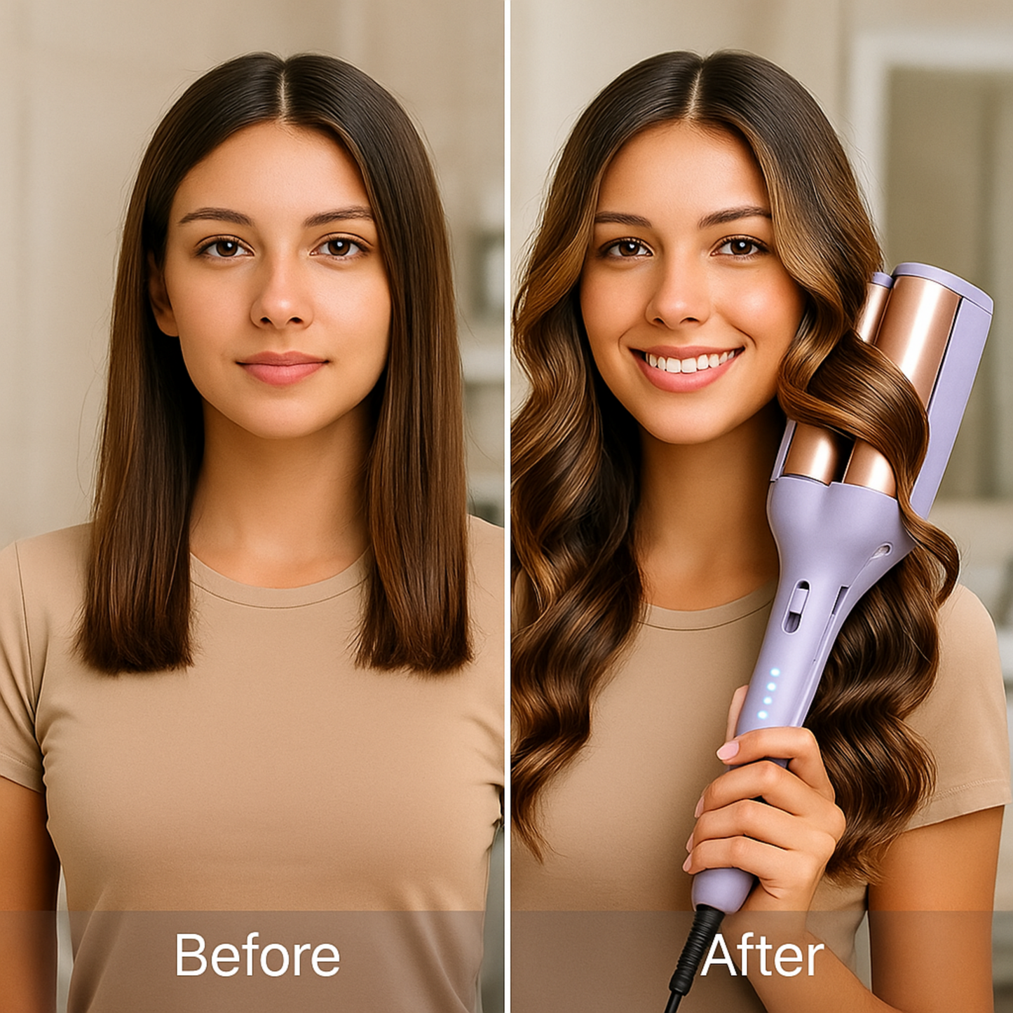 Fast Heating Curling Iron-4 Temperatures