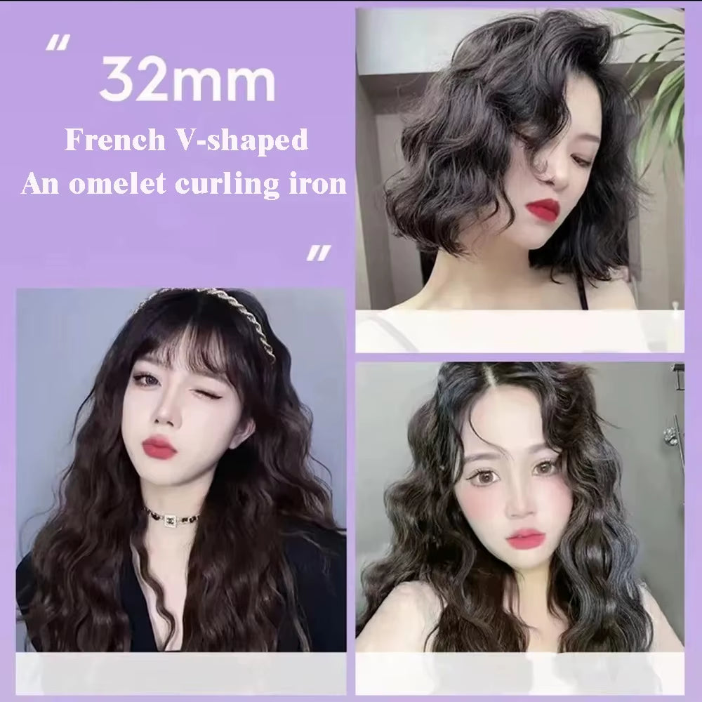 Transform Your Hair with the 32MM Fast Heating Curling Iron - 4 Adjustable Temperatures for Perfect Waves