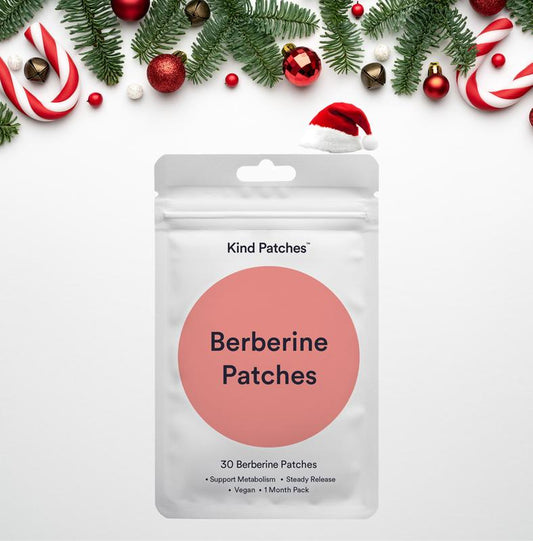 Elevate Your Wellness Routine with Kind Patches: 30 Vegan Berberine Transdermal Patches for Steady Energy Release